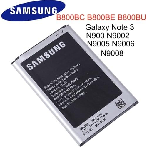 B800BE B800BC B800BU Samsung Original Battery For Samsung Galaxy Note 3 N900 N9002 N9005 N9006 N9008 with NFC 3200mAh