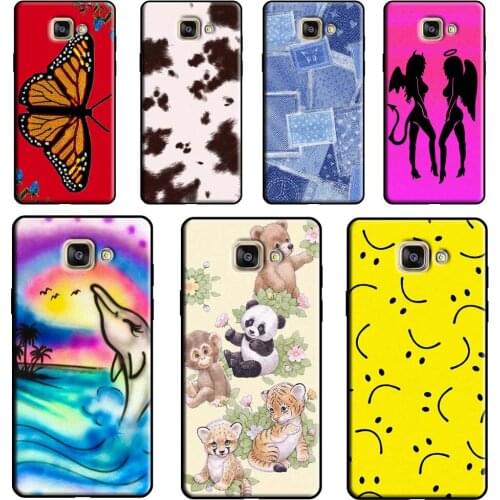 Devil Angel Butterfly Safari Babies Case For Samsung A9 A8 A6 A7 J8 2018 A3 A5 J4 J6 Plus J1 J3 J5 J7 2017 2016 Phone Cover