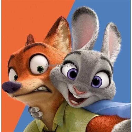 Kids Room Wall Decor Disney Wall Art Poster Print Canvas Painting Cartoon Anime Movie Posters Canvas Art Pictures for Home Decor