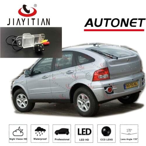 JIAYITIAN rear view camera For ssangyong action CCD/Night Vision/license plate camera Reversing Camera Parking Assistance BACKUP