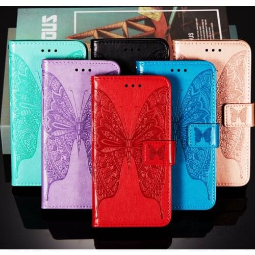 Butterfly Leather Flip Case For Huawei Y5P Y6P Y7P Y5 Y6 Y6S Y8S P30 P40 Lite E Honor 10i 9A 9X 9C 9S 8A Prime 8S 30S 30 20 Lite