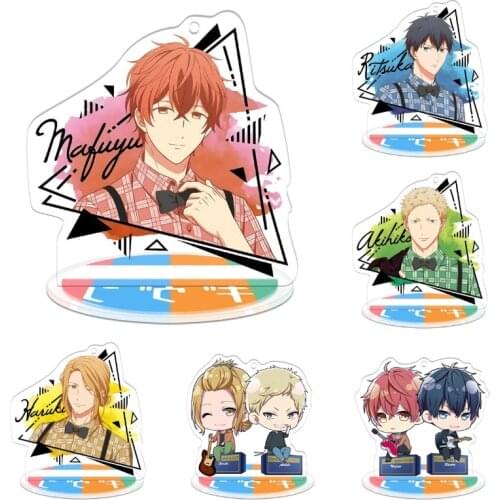 Hot Anime Given Acrylic Model Doll Keychain Satou Mafuyu Uenoyama Ritsuka Nakayama Haruki Action Figure Toy Keyring Pendant Gift