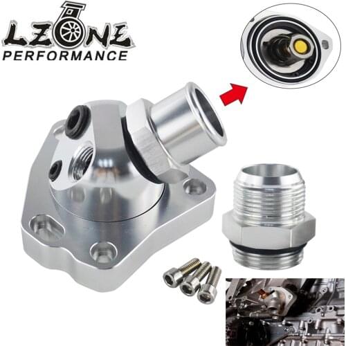 LZONE - For Acura Honda Civic K20/K24 For K-Swap Swivel Neck Thermostat Cooling Component Housing JR-CTT01