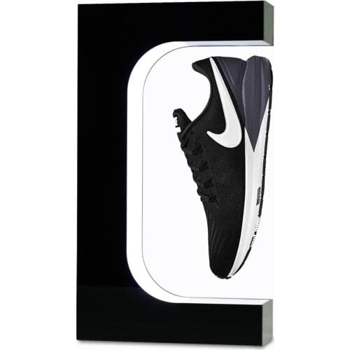 Magnetic LED Floating Shoes Stand Light 360 Degree Rotation Display Stands Sneaker Holder Shop Shoes Display Holds Stand