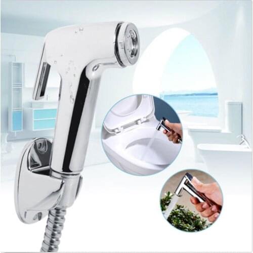 Shower Sprayer Set Toilet Adapter Spray Handheld Toilet Spray Gun Flushing Booster Nozzle ABS Bidet Set Shower Head Wall Bracket
