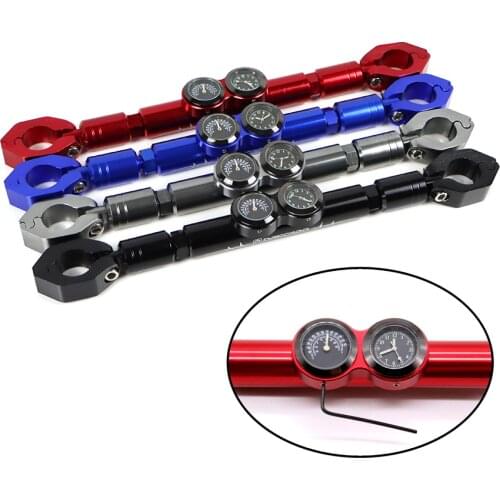 New 7/8" Handlebars Crossbar Bar 22mm Handlebar with compass Motocross Motorcycle Quad ATV CRF DTR PIT BIKE