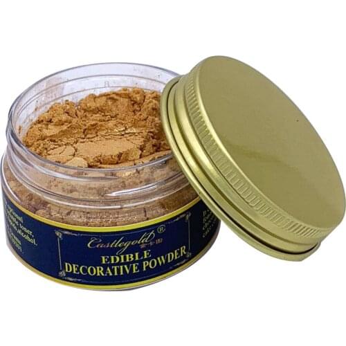 15 Gram Per Jar Edible Food Gold Color Powder Handmade Chocolate Fondant Cake Baking Decoration Arts Food Grade Edible Powder
