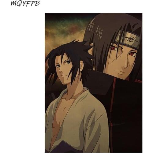 Japanese Anime Kraft Paper Poster Home Room Decoration Bedroom wall art Painting Core 50.5x35cm