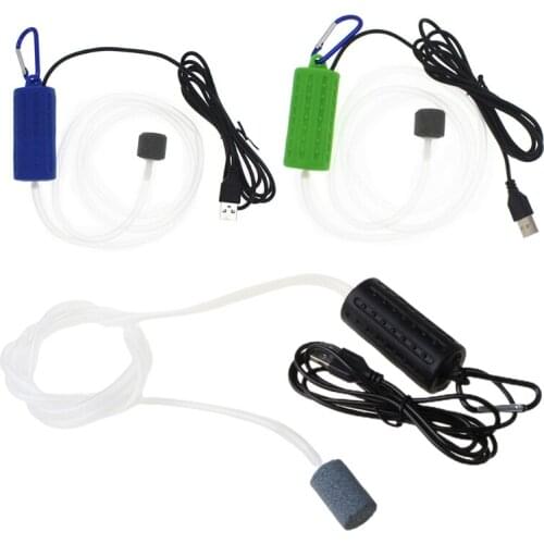 Portable Mini USB Aquarium Fish Tank Oxygen Air Pump Mute Energy Save Compressor Aquatic Terrarium Accessories