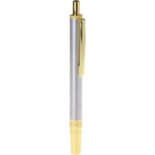 Stainless Steel Lancet Point Pen Bloodletting Acupuncture Massage Therapy Handle 667D