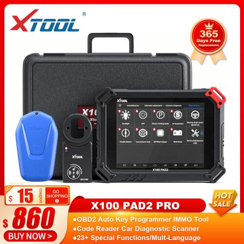 XTOOL X100 PAD2 Pro Pad 2 Better Than X300 Pro3 DP Auto Key Programmer With 4th and 5th Immo for most of the car models