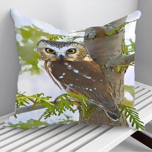 Animals 3 Throw Pillows Cushion Cover On Sofa Home Decor 45*45cm 40*40cm Gift Pillowcase Cojines Dropshipping