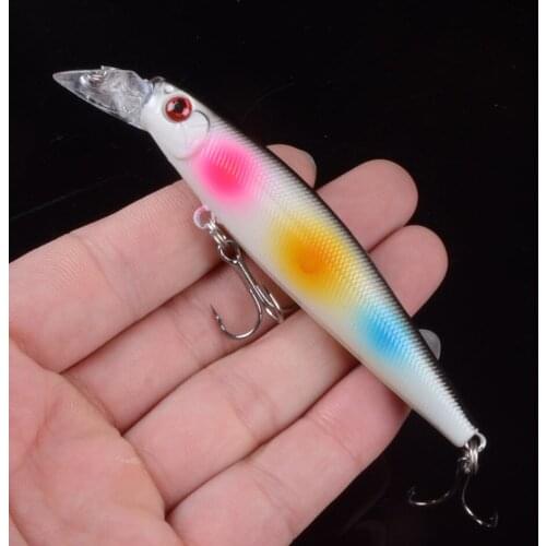 1pcs New Laser Minnow Fishing Lures 10cm/9.4g Fishing Hard Bait Crankbaits Isca Artificial Pesca Sea Wobbler Swimming Baits Isca