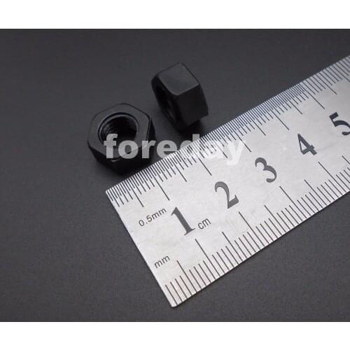 1000PCS NEW HQ Nylon Hex Nut Plastic Nuts M8 1LOT=1000PCS 8MM Black DIN934 NYLON66/PC hexagon hexagonal nut *BT034X1000