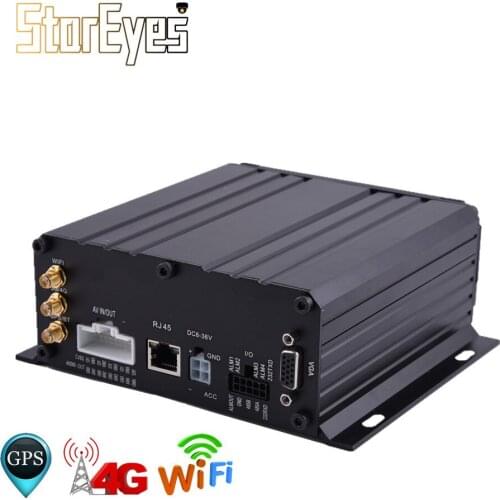 AHD 720P HDD SD Card 4channels WiFi GPS 3G 4G Mobile DVR for Trailer Truck Taxi Vehicle Car School Bus