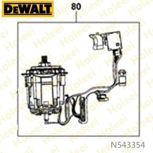 MOTOR AND SWITCH SA FOR DEWALT DCH323 N543354 Power Tool Accessories Electric tools part