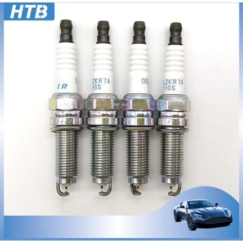 4PCS 12290-R41-L01 Dual Iridium Spark Plugs For Honda Accord CRV IV Civic 1.8L HRV IX LX Sport Candle 12290R41L01 DILZKR7A11GS