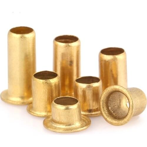 GB876 M2 M2.5 M3 M3.5 M4 M5 M6 Tubular Rivets Double-sided Circuit Board PCB Nails Copper Hollow Rivet Nuts