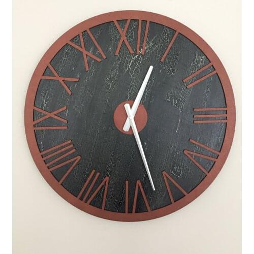 Goodtime Beta Black Copper Decorative Wall Clock 50 Cm