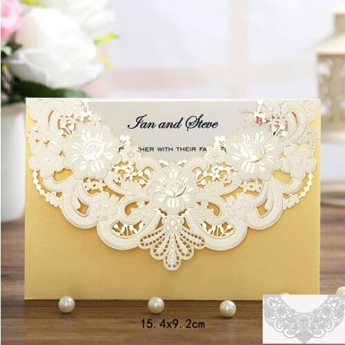 Curved Lace Border Craft Metal Cutting Dies Scrapbooking Album DIY Paper Wedding Card Craft Embossing Die 2020