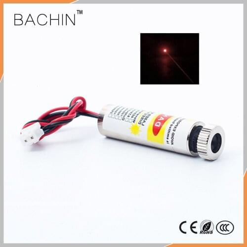 200mW 650nm Laser Module Red Dot Laser Diodes Focusable Laser Head 5V 12mm DIY Laser Engraving Machine Parts