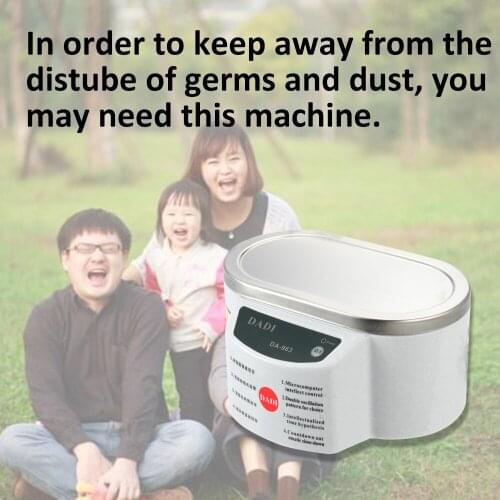 Mini Size Household Digital Ultrasonic DADI968 Cleaner Jewelry Watches Glasses Circuit Board Cleaning Tool Sterilizing Machine