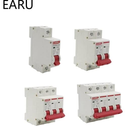 DC 1000V 1P 2P 3P 4PSolar Mini Circuit Breaker Overload Protection Switch 6A 10A 16A 20A 25A 32A 40A 50A 63A Photovoltaic MCB PV