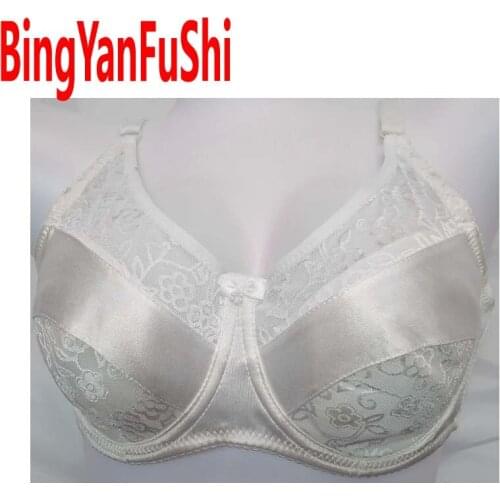 Fashion Thin Cotton Bra Cup A B C Top Push Up Bra Sexy Lace Back Closure Lingerie Bras For Women Bh Plus Size 30A-38C Bts D06