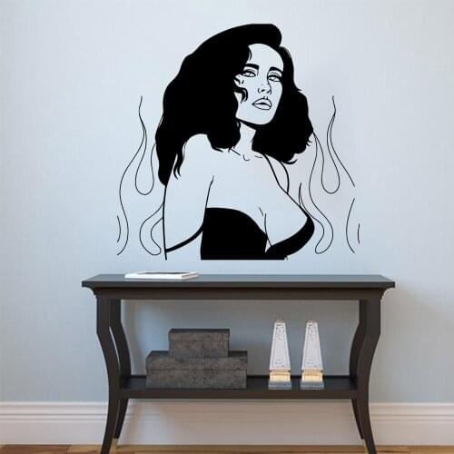 Cartoon Sexy Wall Sticker Removable Wall Stickers Diy Wallpaper Kids Room Nature Decor Decoration Accessories