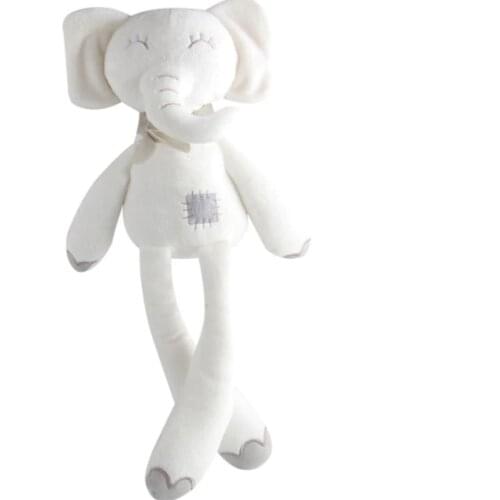 Soft Plush Toys For Children Elephant Sleeping Mate Stuffed &Plush Animal Baby Toys For Infants 40cm Cute ElephantDoll Baby
