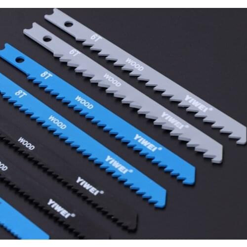 14 Pcs Jigsaw Blades Set U Shank Fitting Jig Saw Metal Plastic Wood Blades MOLC