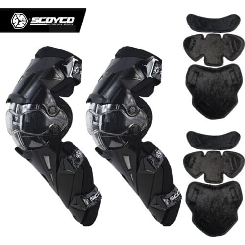 CE Approval Scoyco K12 Move Freely Motorcycle Knee Protector Motocross Racing Knee Guards MX Moto Knee Pads Wholesale