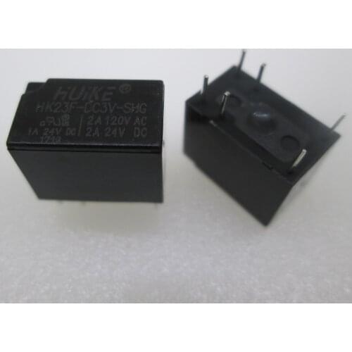 NEW relay HK23F-DC3V-SHG HK23F-3VDC-SHG HK23FDC3VSHG DC3V 3VDC 3V 2A 120V 6PIN