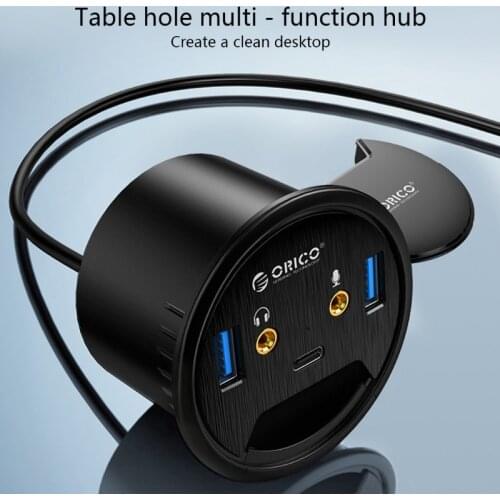 ORICO DESK 2UST/ 1C Desktop Splitter/DESK-4U Hub USB 3.0 Hub SD TF Memory Card Reader Multi Ports Adapter for Laptop PC Tablet