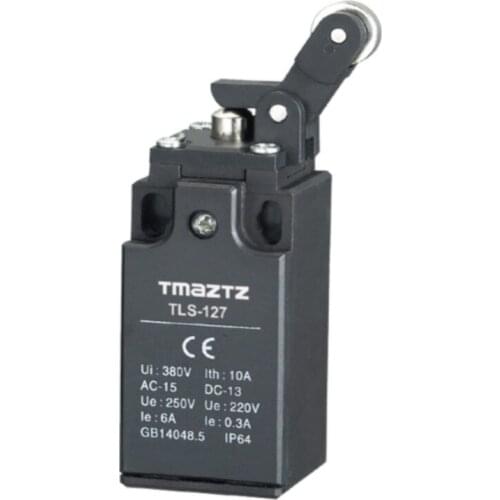 Original export TLS-127 travel switch limit/micros/touch switch stainless steel roller,Flush head and spring