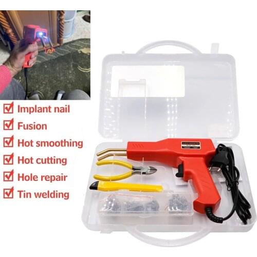 Plastic Welder With Staples Garage Tools Hot Staplers Machine Staple PVC Plastic Repairing Machine Car Bumper Repair