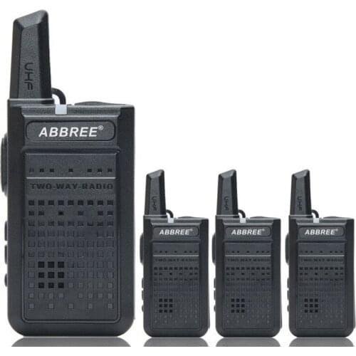 ABBREE AR-A2 Handheld Walkie Talkie Portable Radio VOX MINI business Two Way Ham Radio Communicator HF Transceiver USB Charge