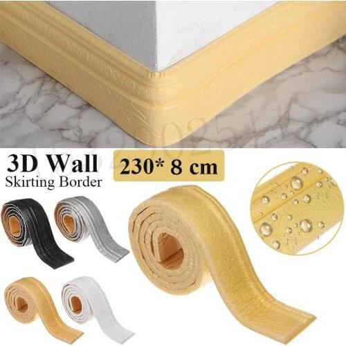 Self-Adhesive Decorative Line Ceiling Corner Edge Strip Background Photo Frame Border Kindergarten Wall Skirt Anti-Collision