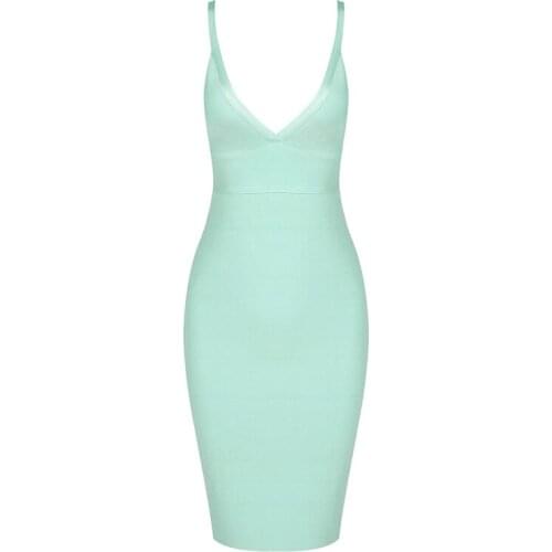 Sexy Women Dress Bandage Bodycon Party Evening Dresses Spaghtti Strap 2021 New Autumn Winter Elegant Clothing