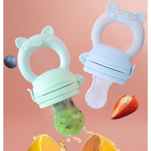 Baby Bite Nipple Toddler fruit and vegetable Silicone Nipple Toddler enjoyed Grinding Tool Silicone Baby Soother Teether