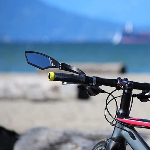 Bicycle Rear View Mirror Bike Cycling Wide Range Back Sight Reflector Adjustable Left Mirror 2021