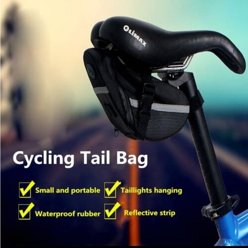 Bicycle Saddle Bag Reflective Strip Rainproof Bike Pannier 3D Shell Rear Seatpost Bag Basket MTB Cycling Accessories for eBike