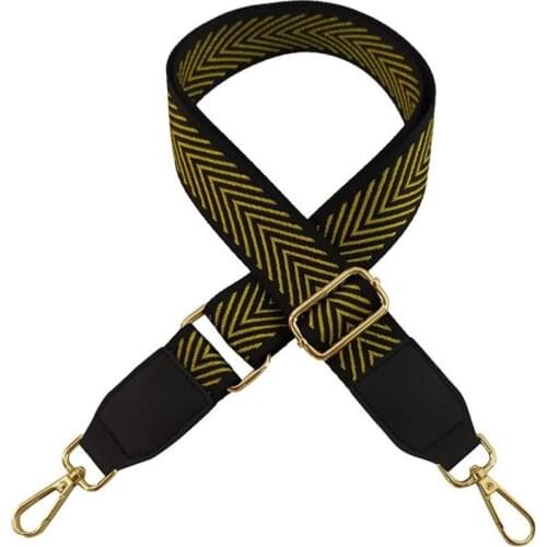 Womens Herringbone Pattern Handbag Purse Fancy Replacement Strap Belt