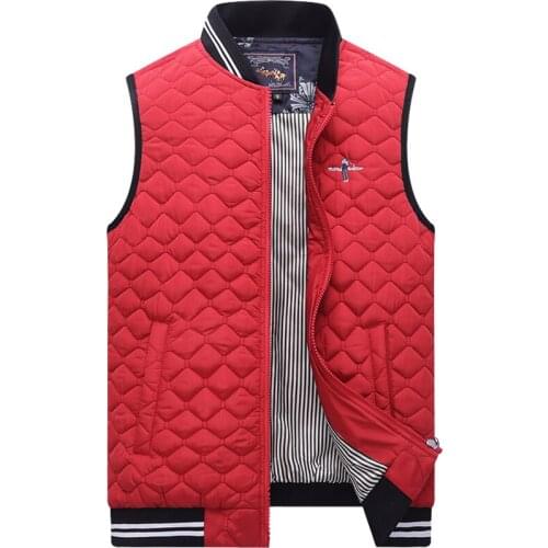 Blue Black Red Casual Vest Men Kenty Shark Brand Mens Jackets Sleeveless Cotton Liner Keep Warm Spring Autumn Vests Coat Men