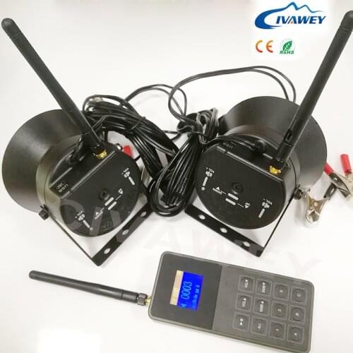 1 remote controller + 2pcs 50W bird caller speaker digital hunting mp3 bird caller hunting bird sound voice decoy