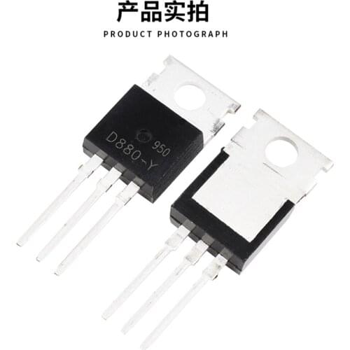 10PCS 2SB834 B834-Y 2SD880-Y D880-Y TO-220 Audio Power Amplifier Switch 60V/3A/40W