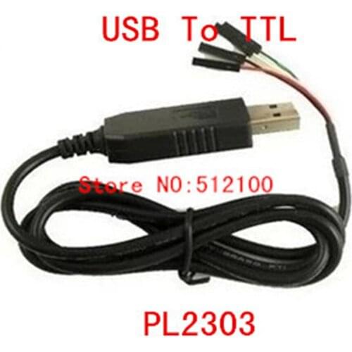 100pcs/lot Free shipping PL2303 PL2303HX USB to UART TTL Cable module 4p 4 pin RS232 Converter in stock