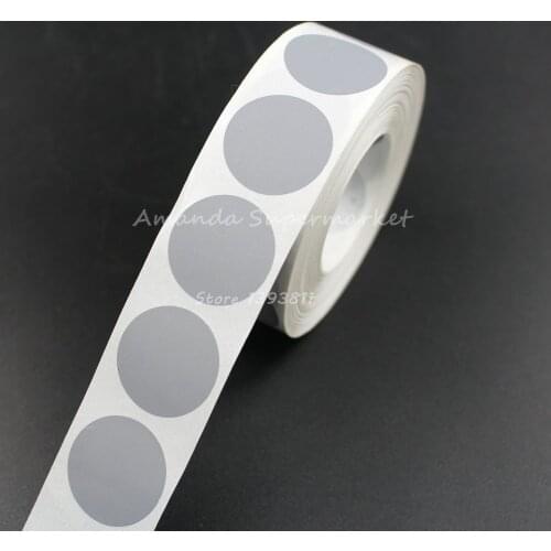 1000Pcs Scratch Off Sticker 25*25mm 1" Round Silver Color Blank For Secret Code Cover Home Game Wedding Scratch Off Sticker