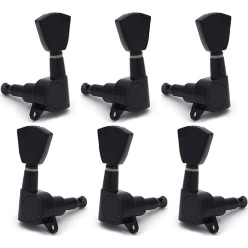 6pcs/set Guitar Tuning Pegs 3R3L Guitarra Full Sealed Strings Metal Tuner Machine Heads For Strat Tele Electric Acoustic Guitar