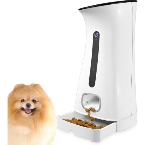 7.5L WiFi Dog Cat Food Dispenser with Camera 720P Voice Recorder APP Programmable Automatic Pet Feeder Food Bowl Pet Supplies